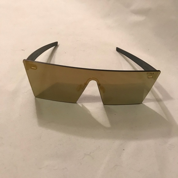 SUPER Brand Sunglasses Gold Reflective - Picture 1 of 8